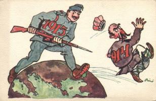 WWI propaganda, military humour s: Bíró