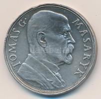 Csehszlovákia 1935. "Tomas G. Masaryk elnök 85. születésnapja" Ag emlékérem, peremén jelezve (14.86g/0.987) szign.: Otakar Spaniel (1881-1955) T:2 kis ph. Czechslovakia 1935. "85th Anniversary - Birth of Tomas G. Masary" Ag commemorative medallion (14.78g/0.987) sign.: Otakar Spaniel (1881-1955)  C:XF edge error