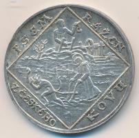 Csehszlovákia 1928. "10 éves a köztársaság - Szt. Prokop az ördöggel szánt" Ag emlékérem (...