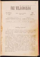 1905 Dr. Grünhut Adolf (szerk.): Égi világosság. Spiritisztikai folyóirat. VII. évfolyam. Könyvbe kö...