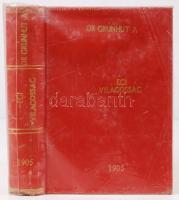 1905 Dr. Grünhut Adolf (szerk.): Égi világosság. Spiritisztikai folyóirat. VII. évfolyam. Könyvbe kö...