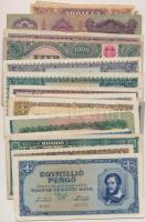 25db vegyes korona és pengő bankjegy T:vegyes