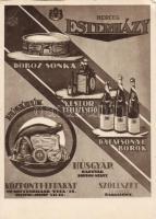 Herceg Esterházy húsárú reklám / Hungarian butchery goods advertisement