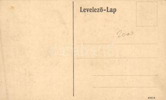 1913 Pancsova, Lövészegyesület, 100 éves jubileumi lap / shooting club anniversary postcard