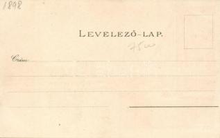 Budapest, Ferenc József híd, Fővámhivatal, Künstlerpostkarte No. 2118. von Ottmar Zieher s: Raoul Fr...