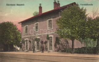 Sásd, Vasútállomás; Pichler testvérek kiadása