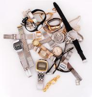 Órás tétel: 10 db óratok és egyéb alkatrészek / watch parts