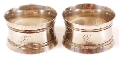 2 db alpakka szalvétagyűrű / napkin rings