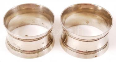 2 db alpakka szalvétagyűrű / napkin rings