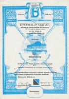 Békéscsaba 1989. "Thermál Invest Rt. Befektetési és Gyógyidegenforgalmi Részvénytársaság" ...
