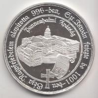 Szabó Géza (1939-) 1999. "Pannonhalmi Apátság / szent István és Gizella" Ag emlékérem (31....