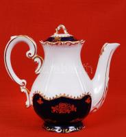 Zsolnay Pompadour kávés készlet, összesen: 16 db, jelzett, hibátlan/ Flawless Zsolnay chinaware coff...