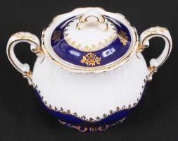 Zsolnay Pompadour hiányos teás készlet, összesen: 14 db, jelzett, hibátlan/ Flawless Zsolnay chinawa...