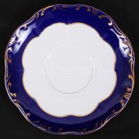 Zsolnay Pompadour hiányos teás készlet, összesen: 14 db, jelzett, hibátlan/ Flawless Zsolnay chinawa...