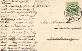 Nagyvárad, Pénzügyigazgatóság, villamosok / Palace of finance, trams