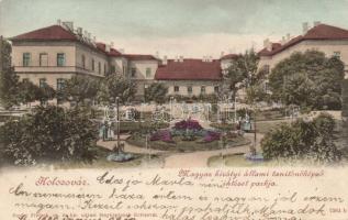 Kolozsvár, Tanítóképző intézet, park / teacher training institute, park