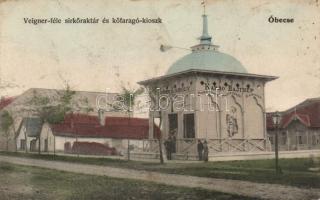 Óbecse, Veigner-féle sírkőraktár és kőfaragó kioszk / stonemasonry and gravestone workshop (fl)