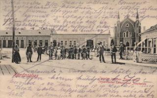 Karánsebes, József tér, izraelita templom / synagogue