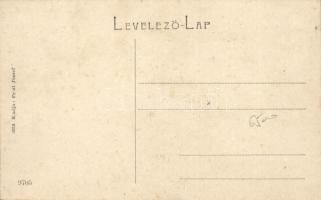 Szakálháza, Fő utca, Feszl József kereskedése / shop on main street