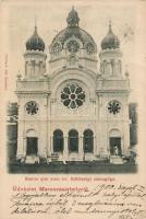 Marosvásárhely, Status quo ante izraelita hitközségi zsinagóga; Holbach Ede kiadása / Synagogue (Rb)