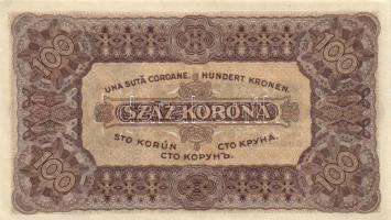 1923. 100K "Magyar Pénzjegynyomda Rt. Budapest", számozás nélkül T:I-/II (hajtatlan, szamá...