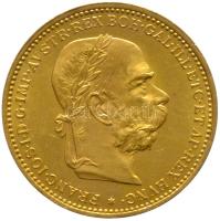 Ausztria 1897. 20K Au "Ferenc József" (6.79g/0.900) T:2 Austria 1897. 20 Corona Au "Franz Joseph I" (6.79g/0.900) C:XF