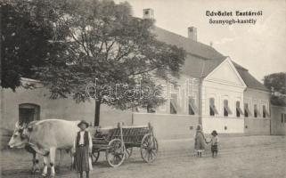 Esztár Szunyogh kastély, ökrös szekér, folklór