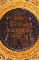 1918 Kövér Kálmán Med. Univ. Doctor 50 éves aranydiplomája latin nyelven, Morzsányi József díszműves...