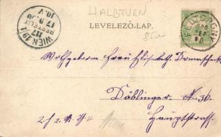 Féltorony, Halbturn; Templom tér, üzlet / square with shop