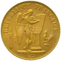 Franciaország / Modern Köztársaság 1896A 20Fr Au (6.47g/0.900) T:2 France / Modern Republic 1896A 20 Francs Au (6.47g/0.900) C:XF