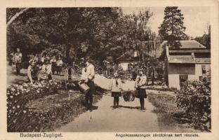 Budapest XII. Zugliget, Angolkisasszonyok zárdája, kert