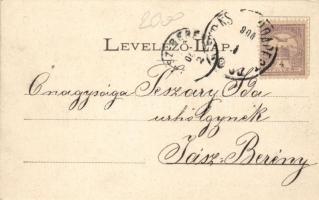 Bánffyhunyad, Főtér, Gyulay S. és Kohn Farkas üzletei / main square, shops