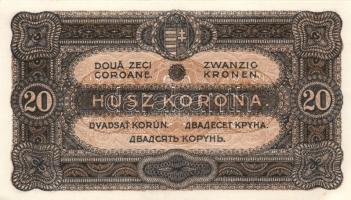 1920. 20K klf színváltozatok (3x) T:I,I-
Adamo K21