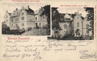 Őrmező Széchenyi kastély; Fried Ignác üzlete / castle (fl)