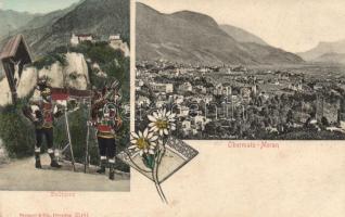 Merano, Meran, Obermais; floral, folklore