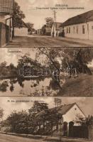 Bölcske Spitzer Lajos kereskedése, postahivatal és plébánia, Duna part