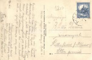 Bölcske Spitzer Lajos kereskedése, postahivatal és plébánia, Duna part