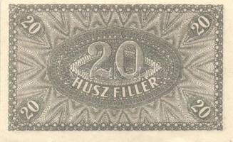 1920. 20f + 50f T:I,II (egyiken apró szakadás) 
Adamo K1,K2