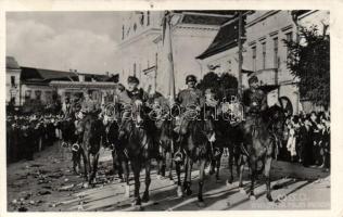 Marosvásárhely, bevonulás / entry of the Hungarian troops So. Stpl (EK)