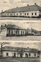 Pátka Császár vendéglője és kereskedése, Báró Ivánka kastély, református lelkész- és tanító lak (fl)