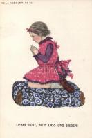 'Lieber Gott, bitte lass uns siegen!' B.K.W.I. 364-5. s: Mela Koehler