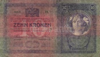 1904-1915. 10K-100K (8x) mindegyik román felülbélyegzéssel T:III-IV