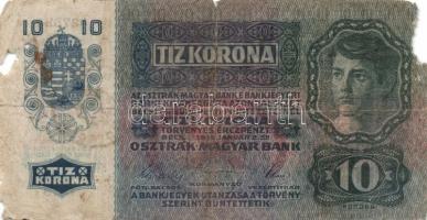 1904-1915. 10K-100K (8x) mindegyik román felülbélyegzéssel T:III-IV