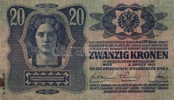 1904-1915. 10K-100K (8x) mindegyik román felülbélyegzéssel T:III-IV