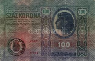 1904-1915. 10K-100K (8x) mindegyik román felülbélyegzéssel T:III-IV