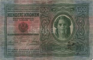 1904-1915. 10K-100K (8x) mindegyik román felülbélyegzéssel T:III-IV