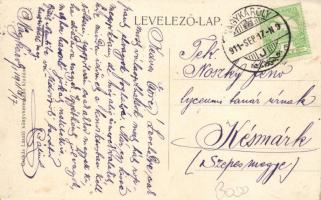 Nagykároly, Kölcsey utca, Gőz- és Kádfürdő, bútorraktár, Csókás László kiadása / street, spa, furnit...