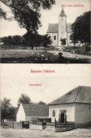 Tököl utca üzlettel, Római katolikus templom