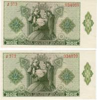 1940. 2P (2x) egymásutáni sorszámokkal T:I