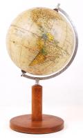 1925 Földgömb, Névrajzot összeállította:Dr Takács József, készítette: Turner István, jó állapotban, Mérték:1:50 000 000 d:25 cm/ Antique globe, good condition